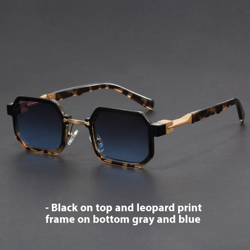 Retro Polygon Exquisite Sun Glasses Women