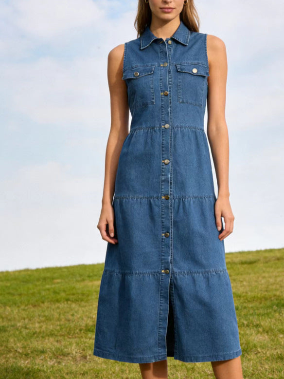 Denim Dresses For Women From Europe And The US