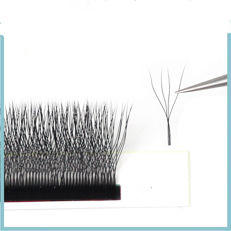 4D Grafting Eyelash Albizia Four-leaf Clover Y-shaped Encryption