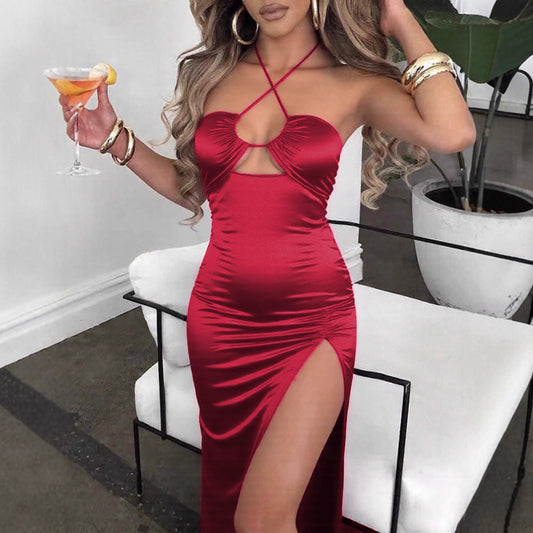 European And American-style Halter Dresses For Women