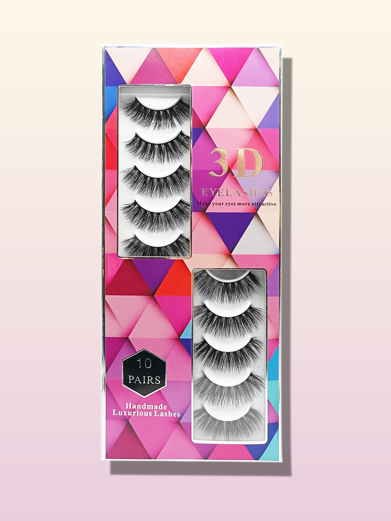 3D Premium Faux Mink False Eyelashes MK-36