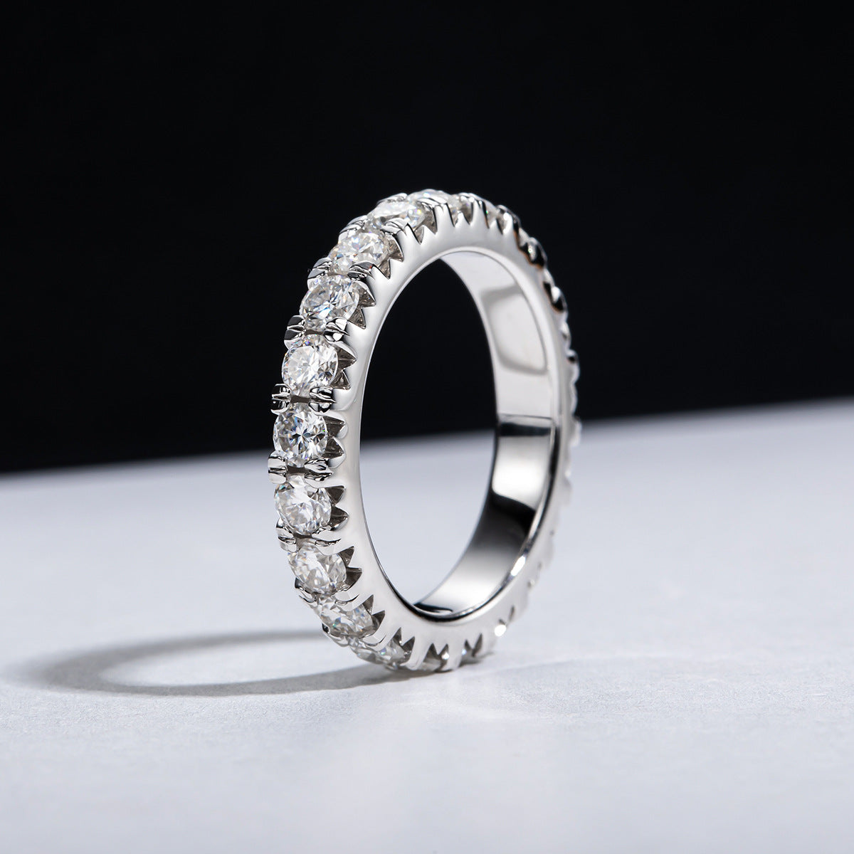 Moissanite Ring S925 Silver Plating 18K Body Ring