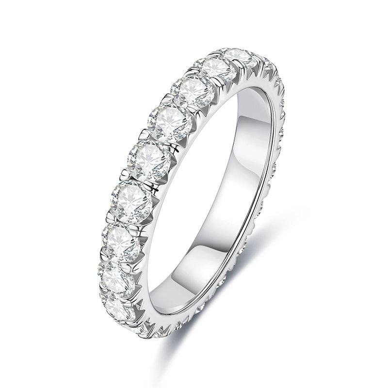Moissanite Ring S925 Silver Plating 18K Body Ring