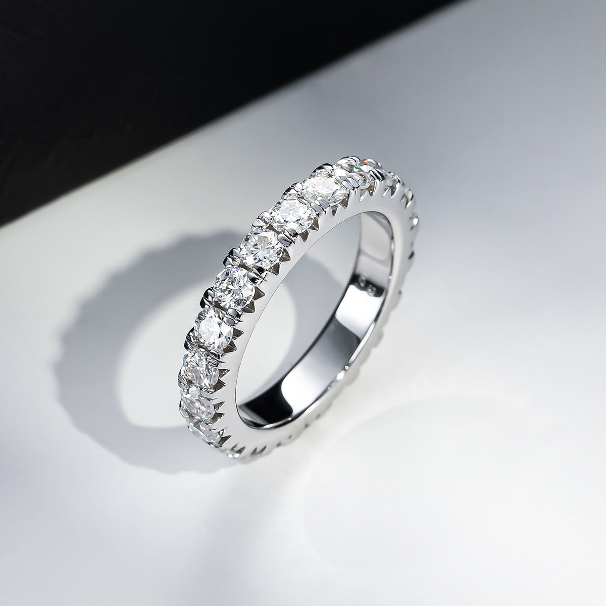 Moissanite Ring S925 Silver Plating 18K Body Ring