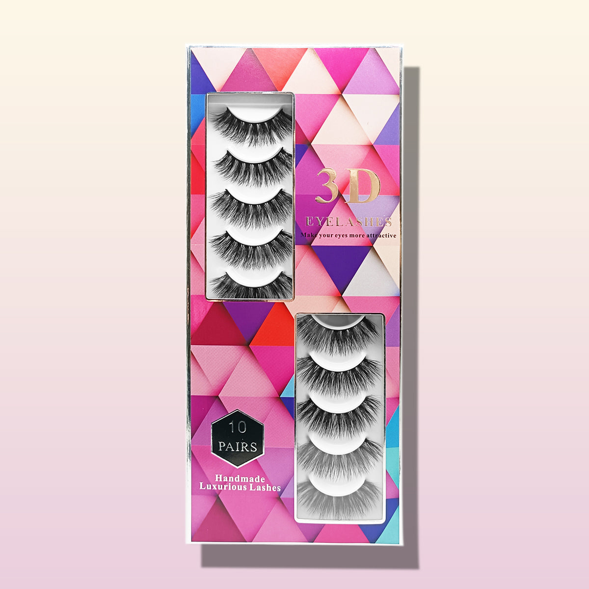 3D Premium Faux Mink False Eyelashes MK-36