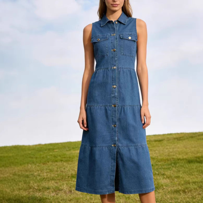 Denim Dresses For Women From Europe And The US