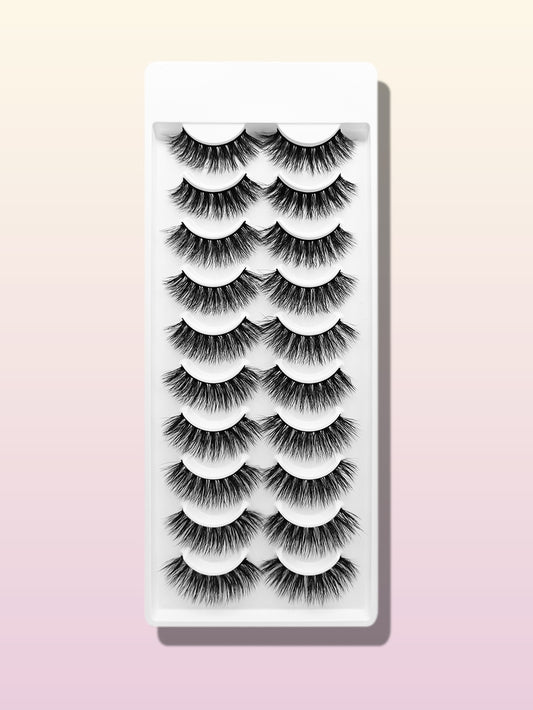 3D Premium Faux Mink False Eyelashes MK-36